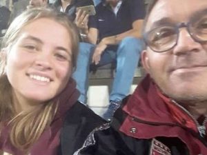 Melissa La Rocca e il padre Vinicio