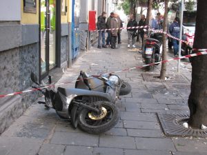 Il luogo della tentata rapina.