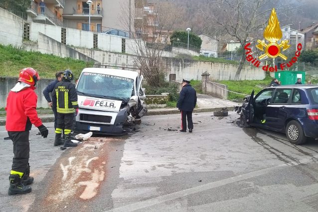 L’incidente a Monteforte Irpino