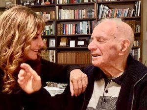 Giuliana De Sio e il padre Alfonso (da Facebook – Giuliana De Sio)