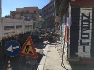I lavori di Abc sul Ponte di Corso Vittorio Emanuele