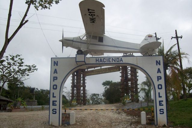 L’ingresso della Hacienda Napoles di Pablo Escobar