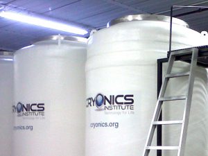 I container del Cryonics Institute dove è conservato il corpo della 14enne inglese