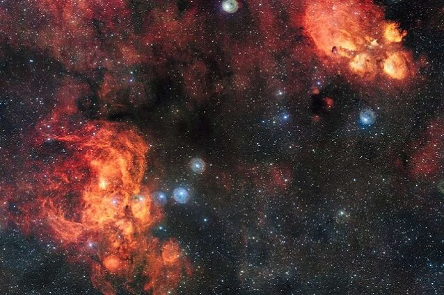 The Cat’s Paw and Lobster Nebulae