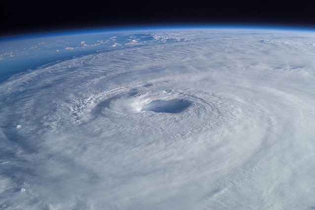 L’uragano Isabel visto dalla Stazione Spaziale Internazionale: credit Mike Trenchard, Earth Sciences & Image Analysis Laboratory , Johnson Space Center.