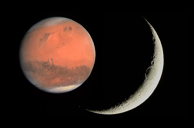 Marte concede un valzer alla falce di Luna: quando e come vedere l'imperdibile “duetto”