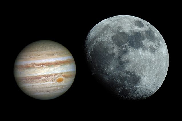 Credit: Giove/NASA – Luna/Andrea Centini