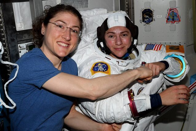 Credit: Jessica Meir/NASA/Twitter