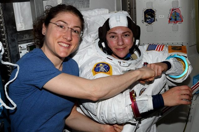 Credit: Jessica Meir/NASA/Twitter
