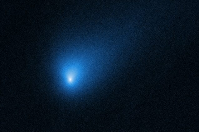 La cometa aliena 2I / Borisov. Credit: NASA, ESA e J. DePasquale / STScI