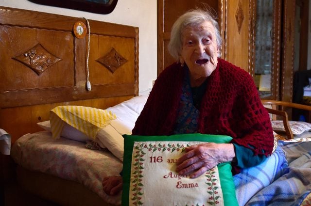 Emma Morano, la centenaria di Verbania scomparsa a 117 anni nel 2017