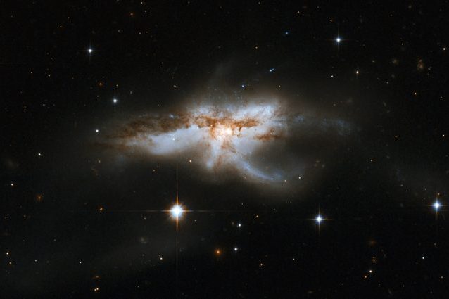NGC 6240. Credit: NASA/ESA/Hubble Heritage Project/Hubble Collaboration/A. Evans