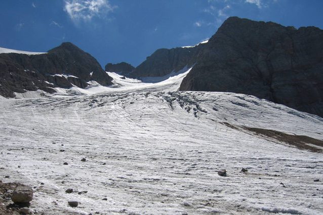 Ghiacciaio della Marmolada. Credit: wikipedia