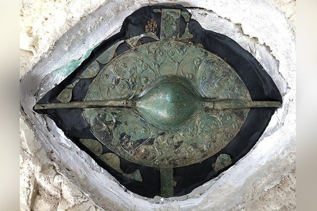 Lo scudo celtico. Credit: MAP Archaeological Practice
