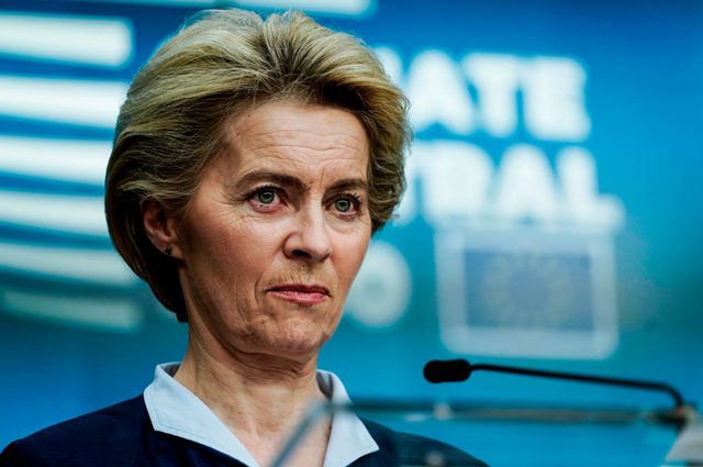 La neo presidente della Commissione Europea Ursula von der Leyen