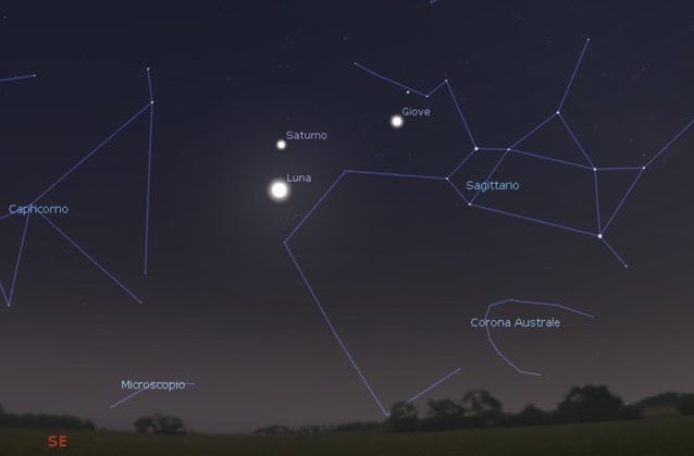 Che Pianeta Si Vede Oggi Vicino Alla Luna Stasera la Luna danzerà con Saturno e Giove: come vedere il