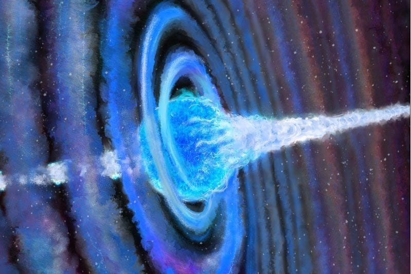 Illustrazione di una supernova / Caltech, credit: Chuck Carter