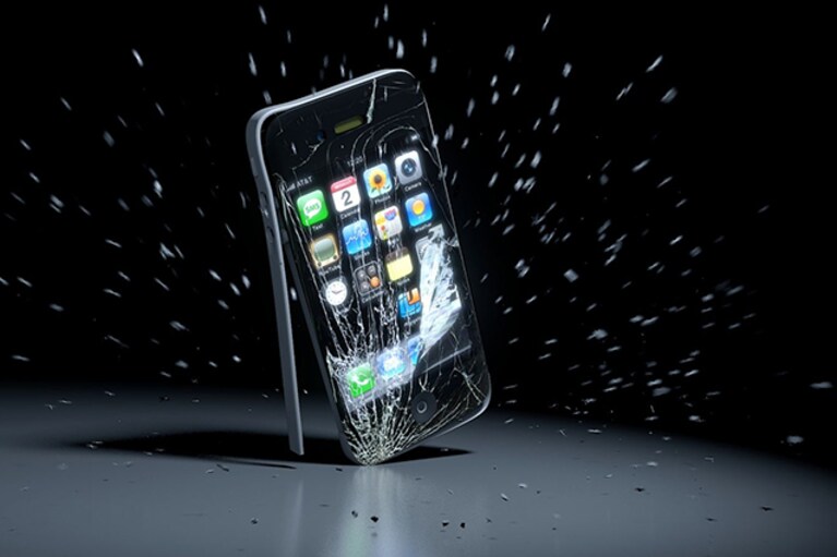 iphone-caduto-terra-vetro-rotto
