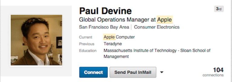 Paul Devine Apple Condannato