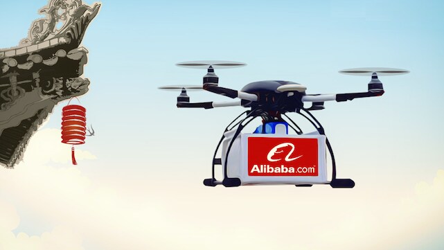 alibaba amazon droni