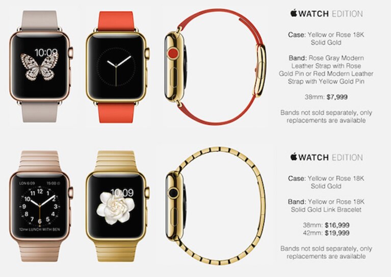 apple watch prezzi
