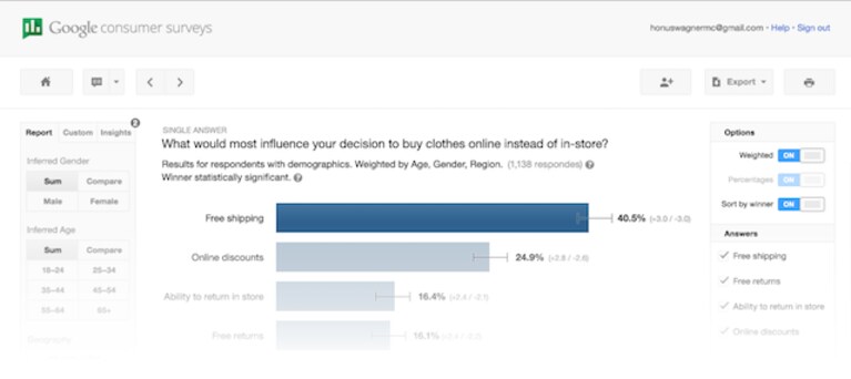 google survey