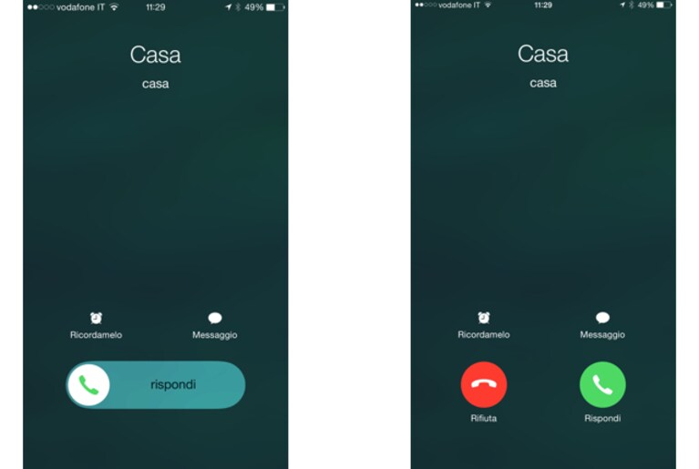 iphone chiamate