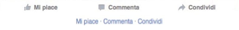 nuovi pulsanti facebook