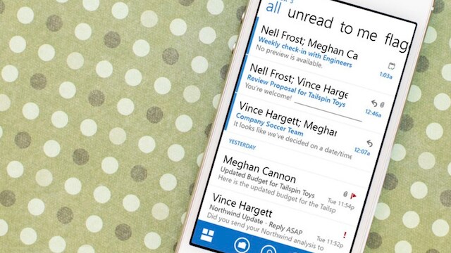 outlook iphone