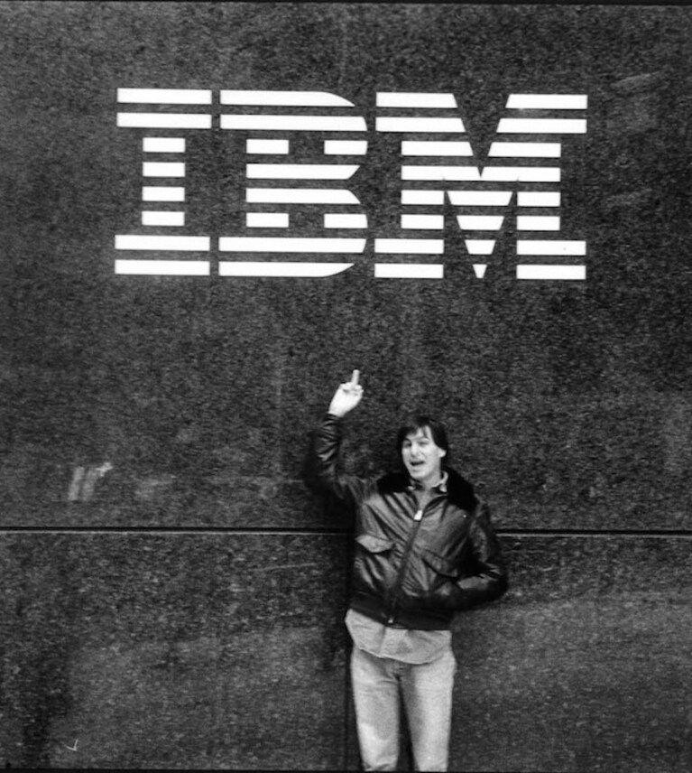 steve jobs ibm