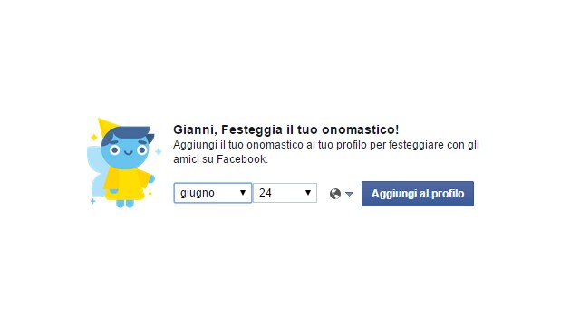 Facebook Onomastico