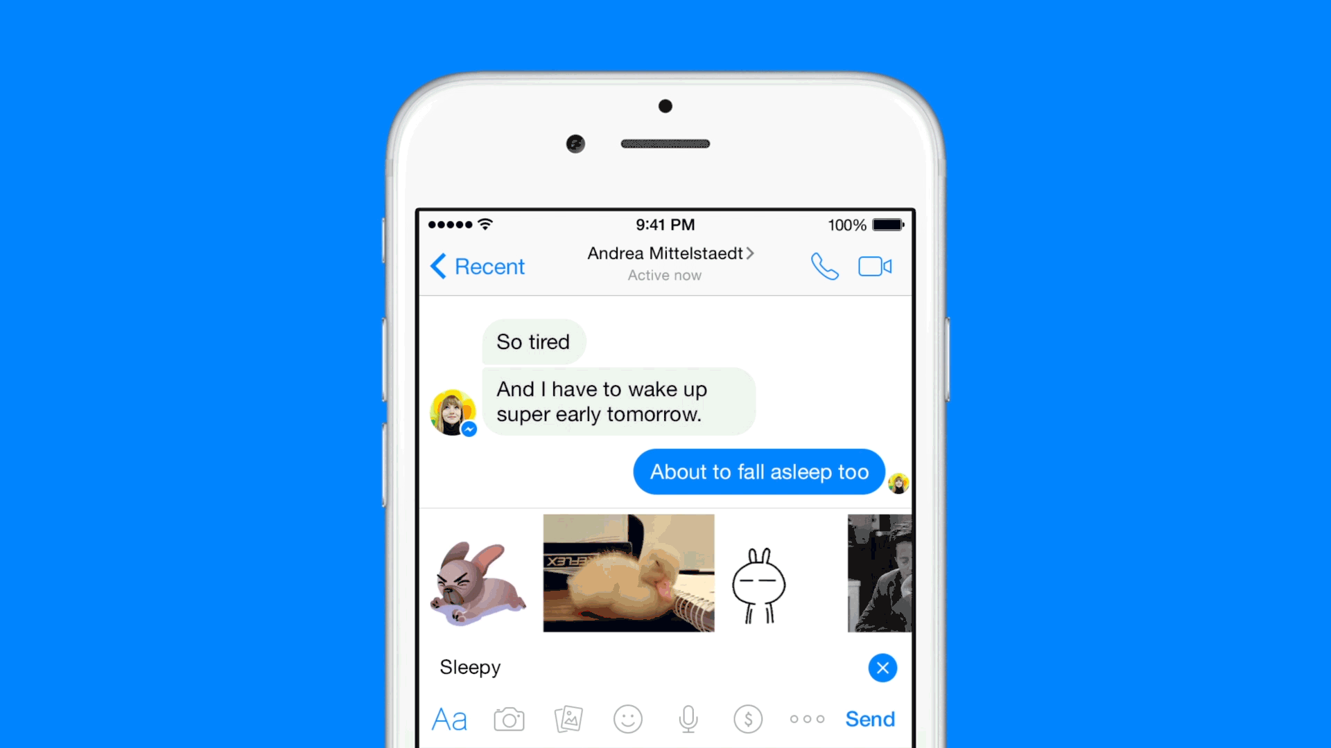 facebook messenger ricerca adesivi gif