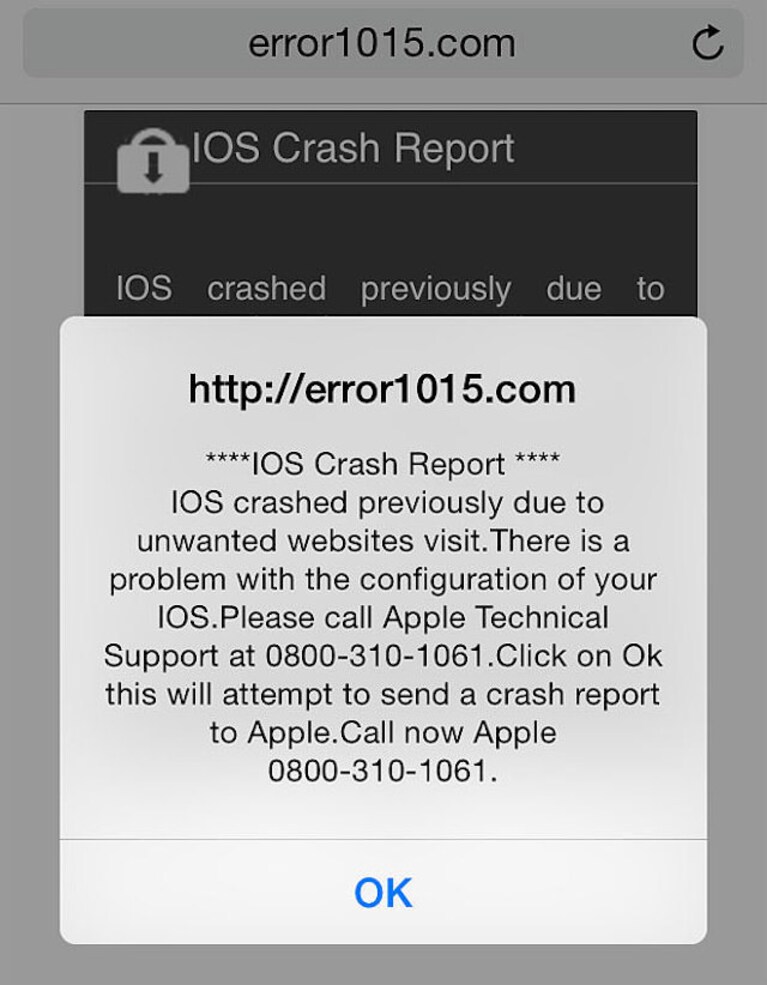 iOS truffa ostaggio
