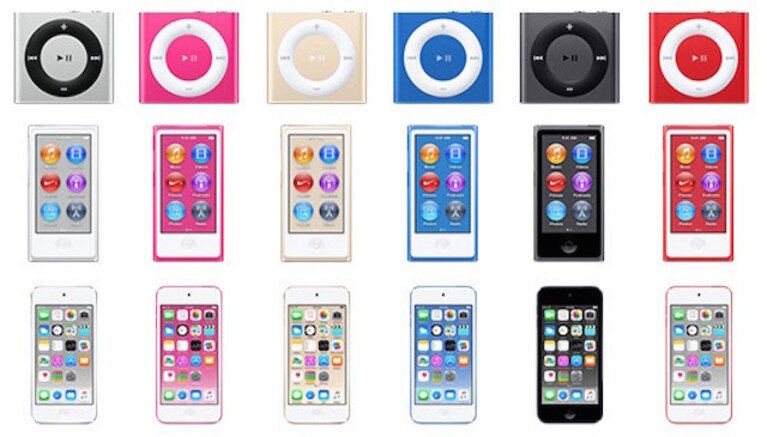 ipod 2015 colori