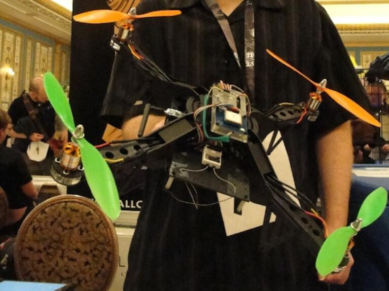 drone hacker aerial assault