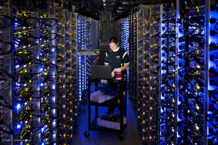 google data center server