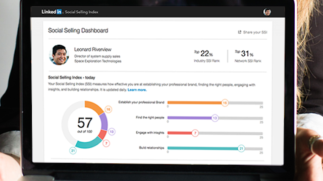 linkedin social selling index
