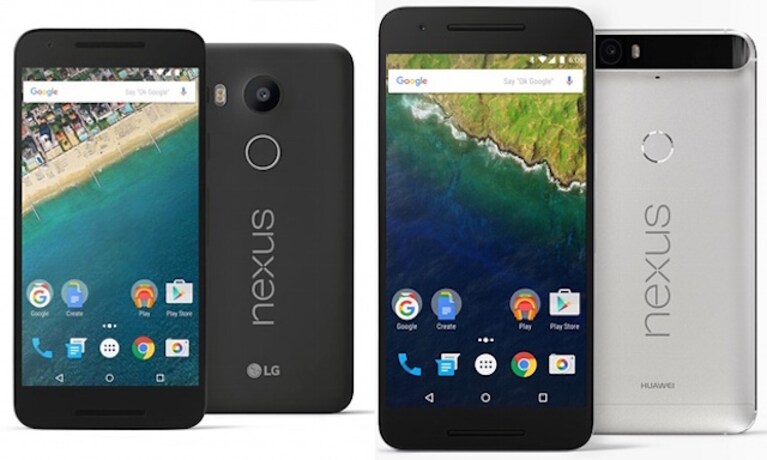nexus 5x 6p google