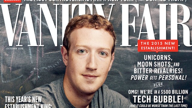 facebook mark zuckerberg copertina vanity fair
