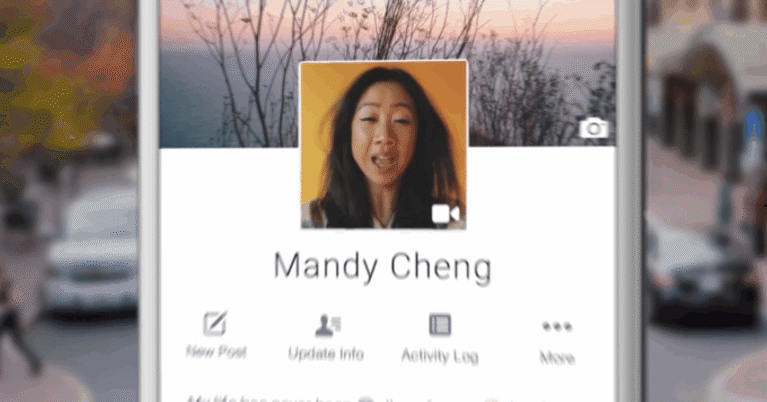 facebook video profilo