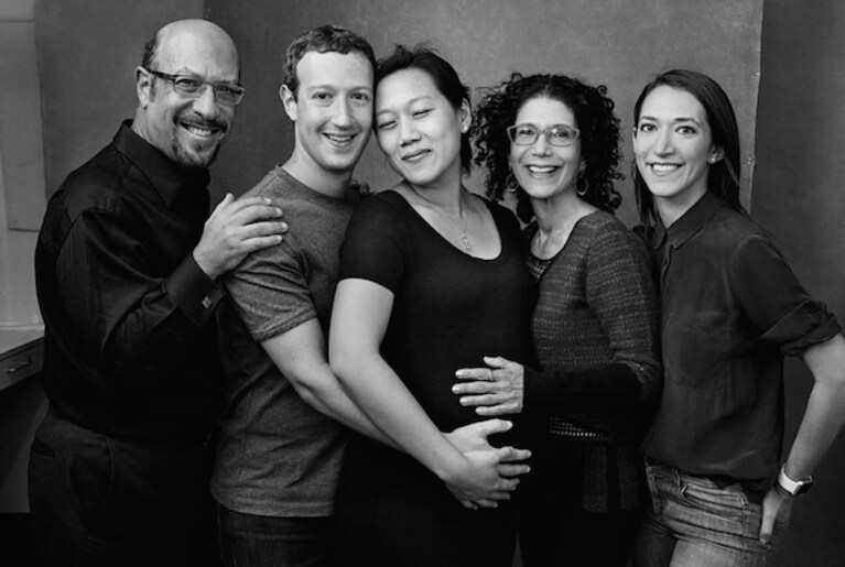 zuckerberg famiglia