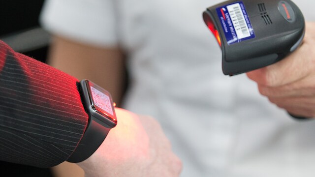 apple watch scanner aerei