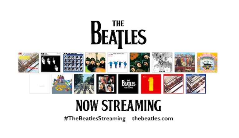 beatles streaming