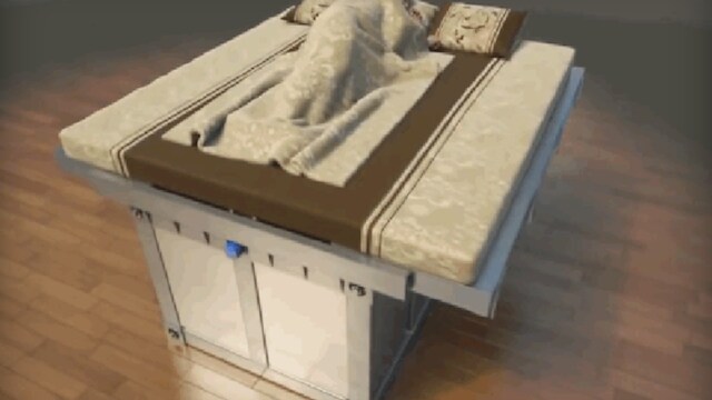 letto sarcofago terremoto