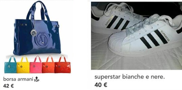 merce contraffatta shpock