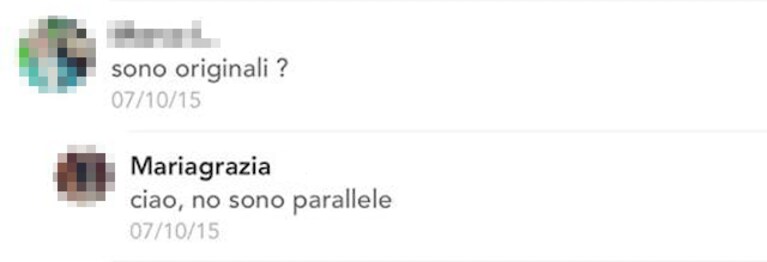 merce contraffatta shpock