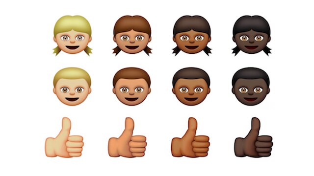 emoji-bianche-nere razzismo