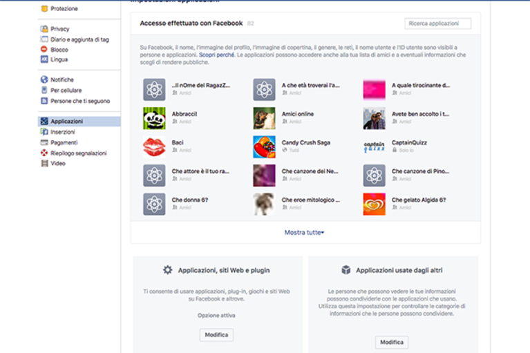 Come bloccare le richieste di giochi su facebook: le impostazioni
