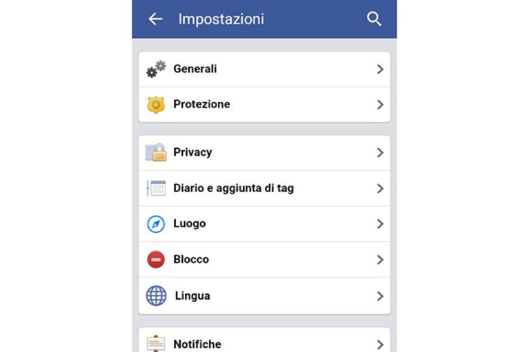 Come cambiare lingua su Facebook da Android
