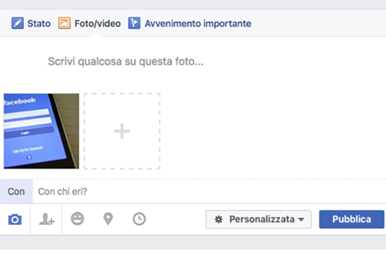 Come nascondere le foto su Facebook agli amici: il caricamento delle immagini